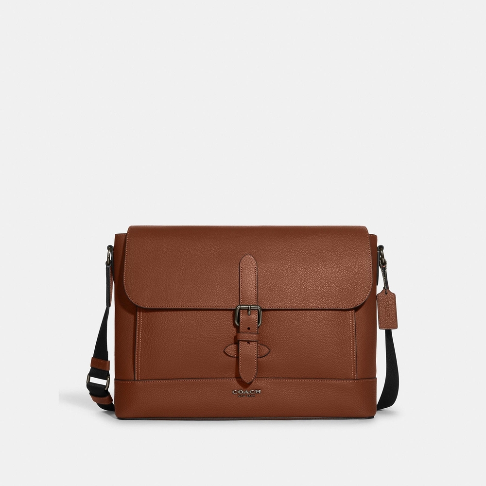 Coach Hudson Brown Messenger Bag